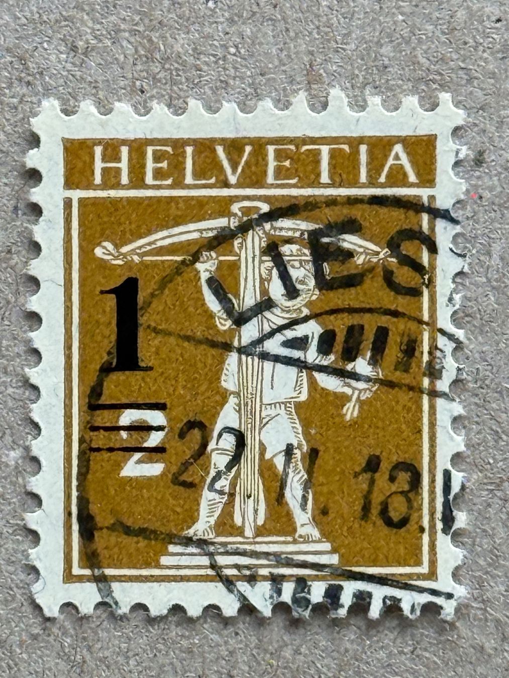 Tous les timbres: 132,  Verschiebung des Überdrucks – D'occasion à Aarau par hilde47 1