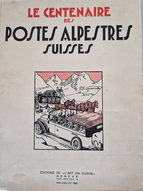 Livres: Le centenaire des postes alpestes suisses – D'occasion à Vevey par jemaro