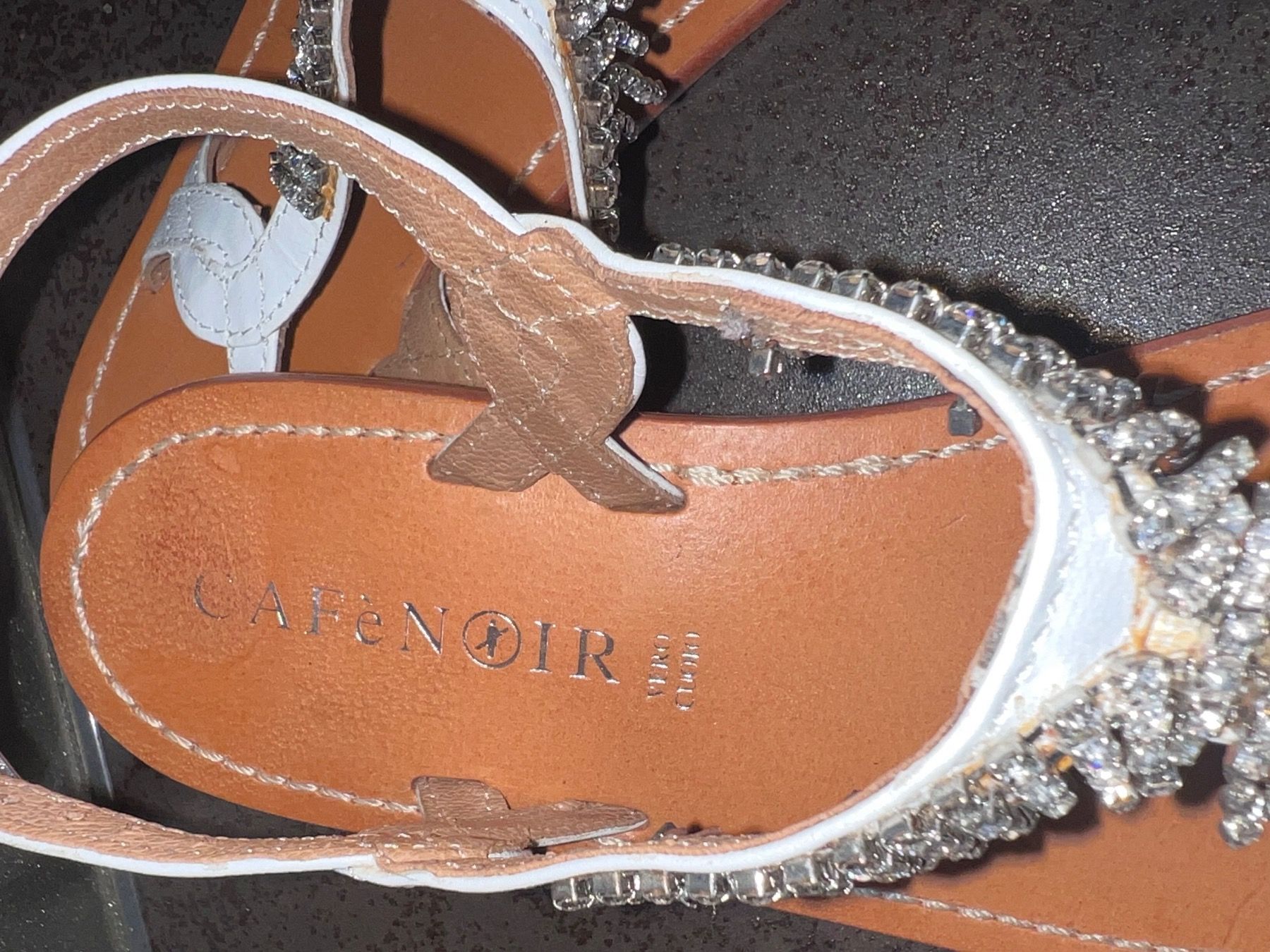 Damenschuhe: Leder Sandale CAFèNoir 36 neu – Neu (gemäss Beschreibung) aus Dornach von samuti 1