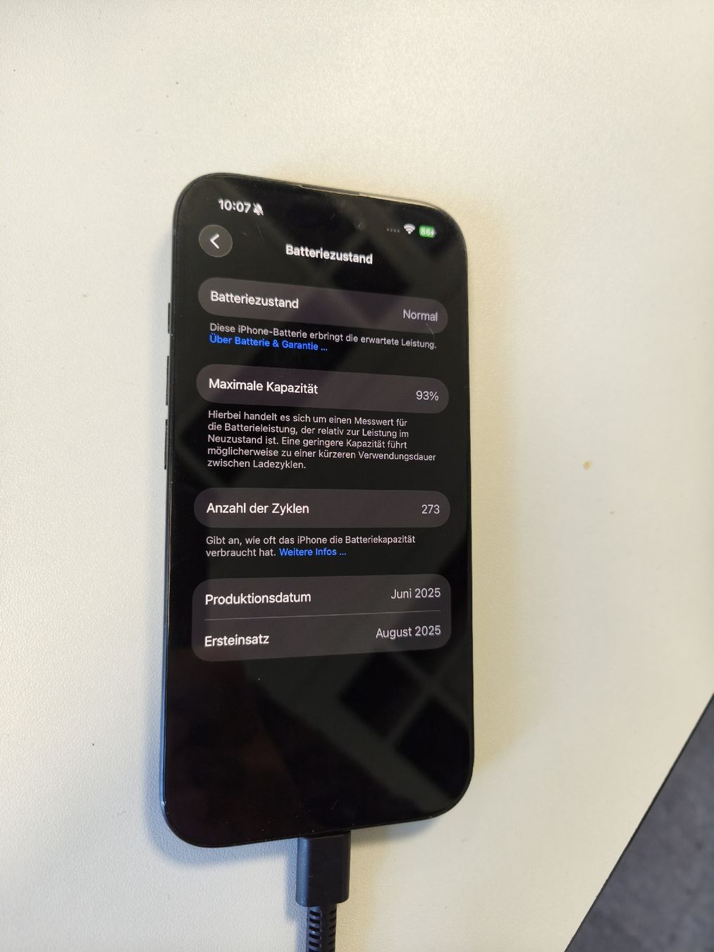 Apple Handys / Smartphones: Iphone 16 128gb black – Gebraucht aus Münchwilen TG von VeniceBeach02
