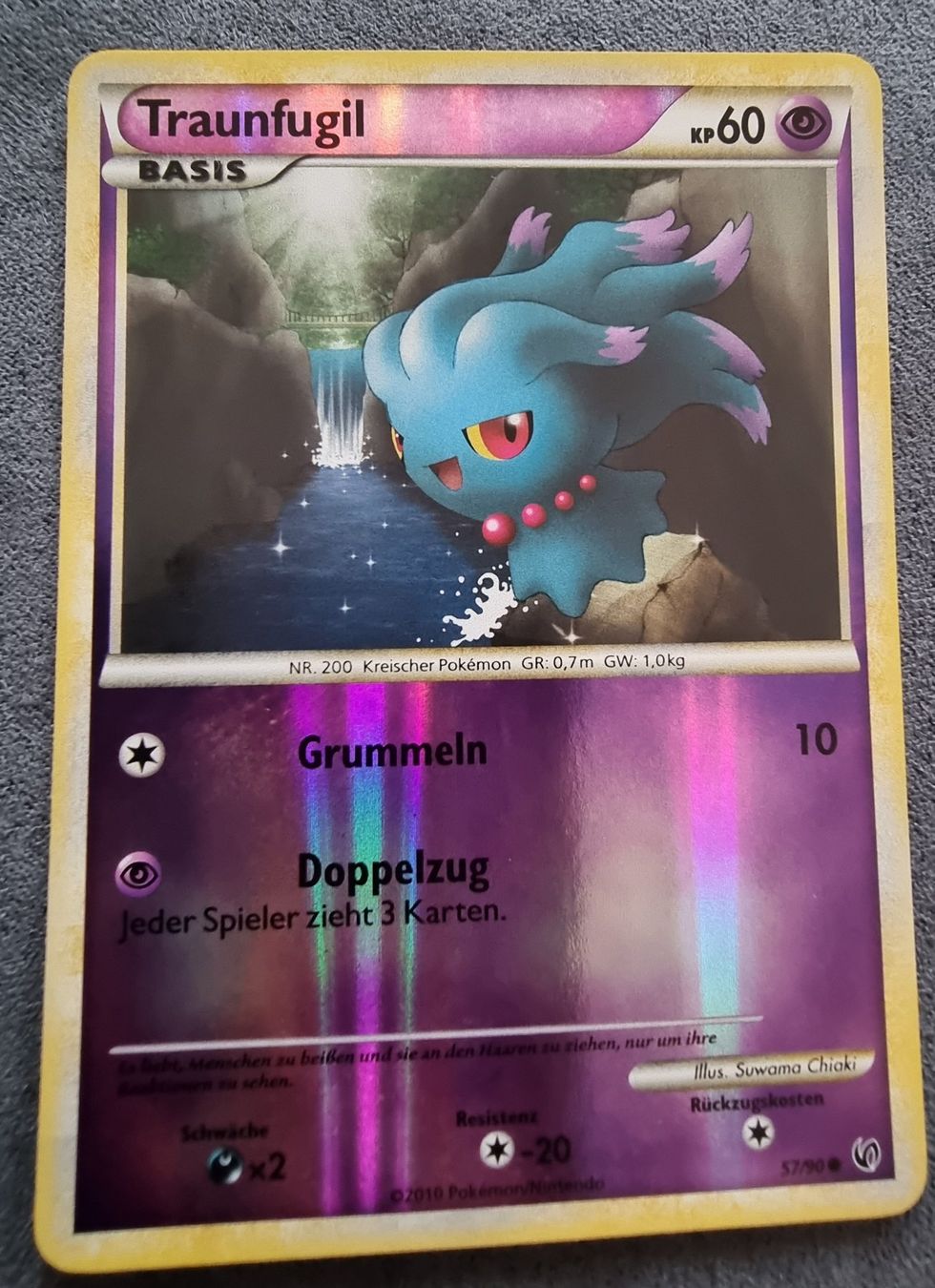 Pokémon Carte collezionabili: Pokémon Traunfugil 2010 RH reverse Holo 57/90 DE – Nuovo (secondo la descrizione) da Roggwil BE venduto da S_Cards