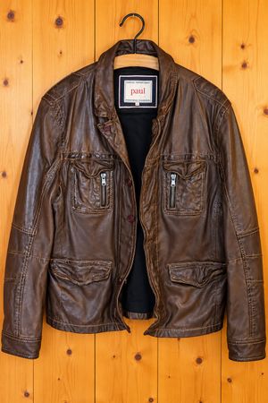 Lederjacke PAUL CASUAL DEPARTMENT braun Grösse XL