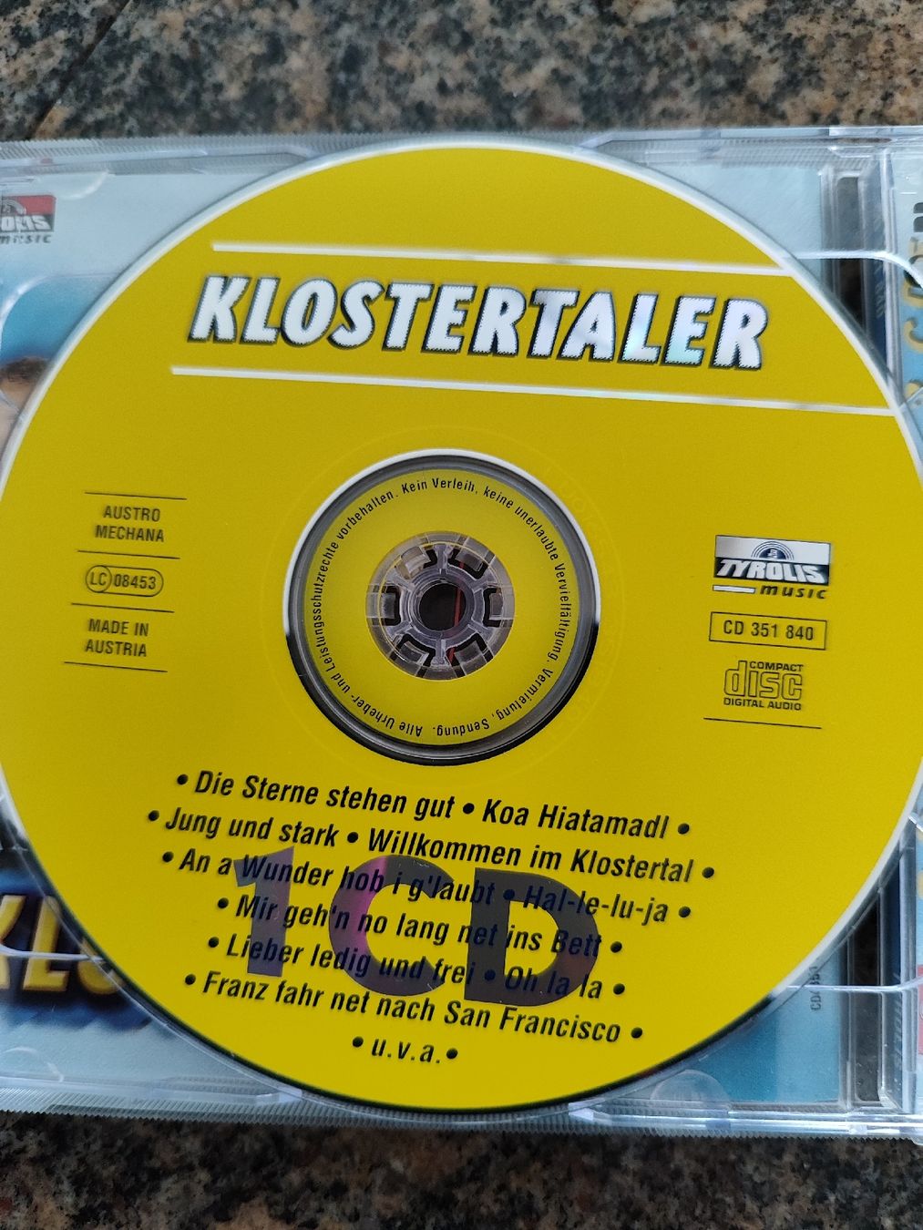 CD: CD, Doppel-CD, Klostertaler – Usato da Madiswil venduto da marmotte63 2