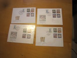 PP 1966 FFDC verschiedene Serien 3x Stempel Zillis