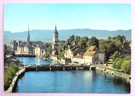 Zürich mit Fraumünster und St. Peterskirche