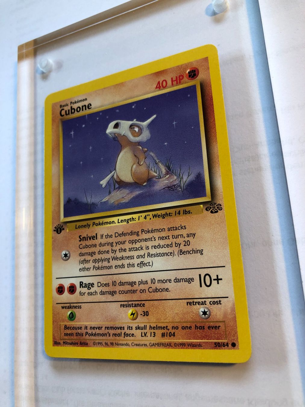 Carte collezionabili: Cubone 1st Jungle - MINT - ab 1.- – Usato da Giubiasco venduto da dan_pr8b 2