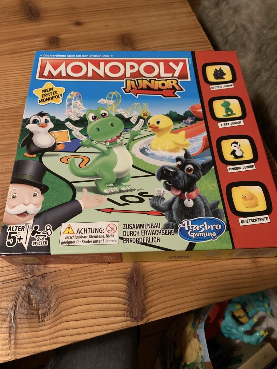 Parker Spiele: Monopoly Junior – Gebraucht aus Kirchberg BE von mua81