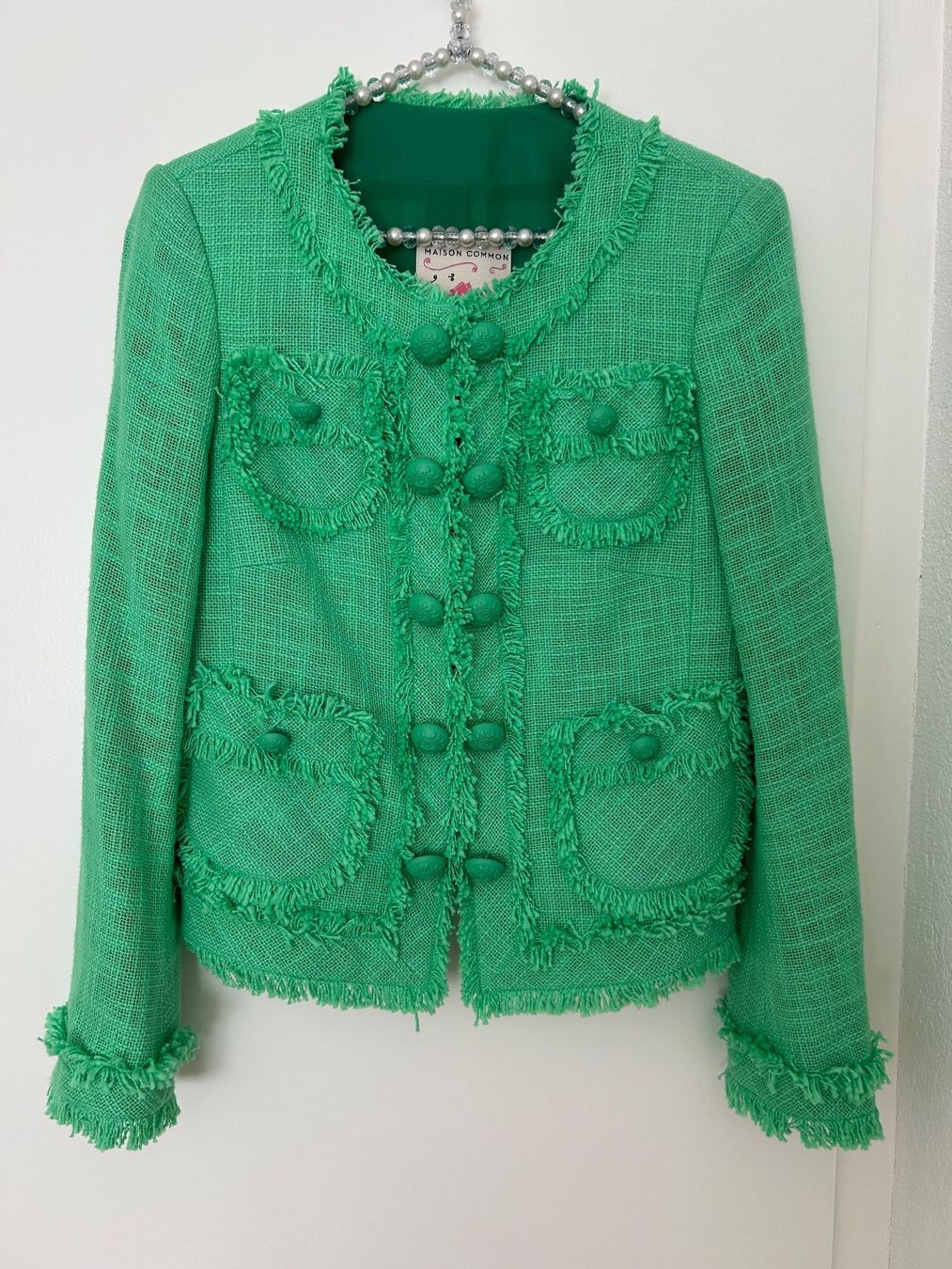 Giacche: Maison Common Blazer im Bouclé-Stil, Gr. 36 – Usato da Horn venduto da Resvi