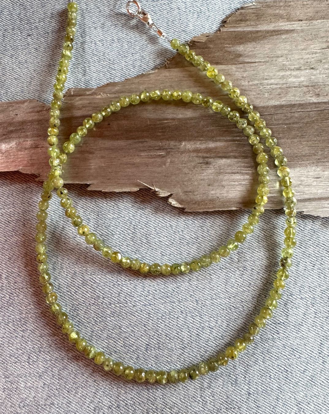 Ketten: Peridot. Olivin   Top Halskette!!     extra    feine Form – Neu und originalverpackt aus Leuggern von gemshow 7