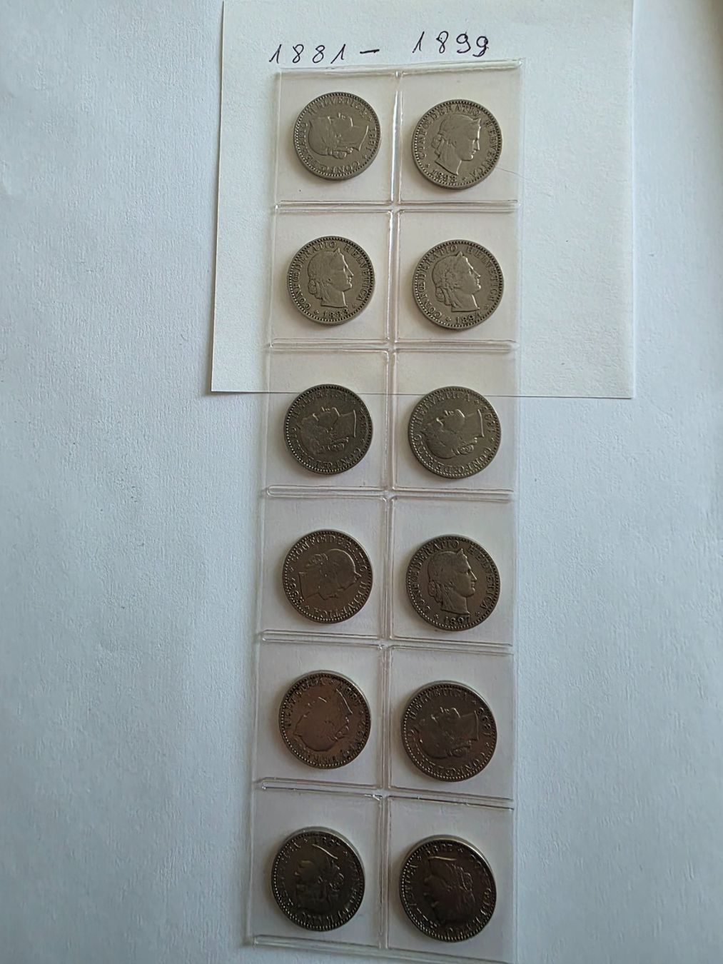 Tutti le monete: Pièces de 20 ct. de 1891 à 1993 – Usato da Concise venduto da coolinvest