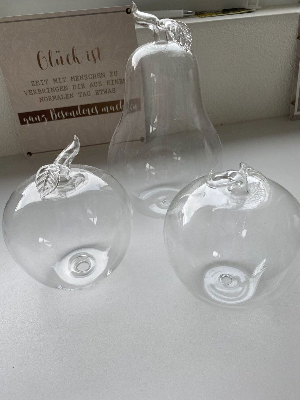 Bicchieri: Deko Glas Apfel und Birne – Usato da Herzogenbuchsee venduto da ameise02