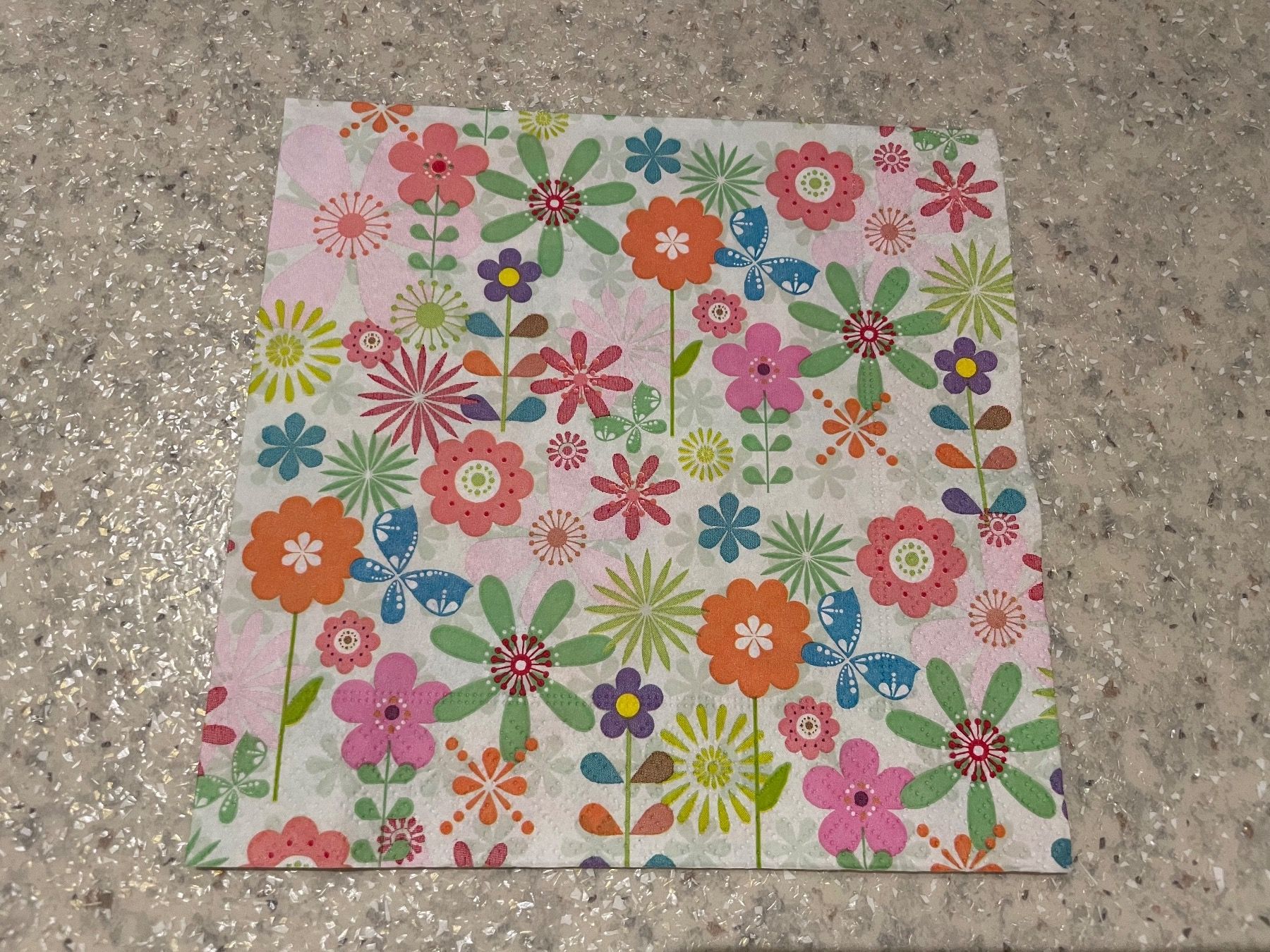 Tovaglioli: 2 Servietten Blumen 33x33 cm – Nuovo (secondo la descrizione) da Pfäffikon ZH venduto da rue78