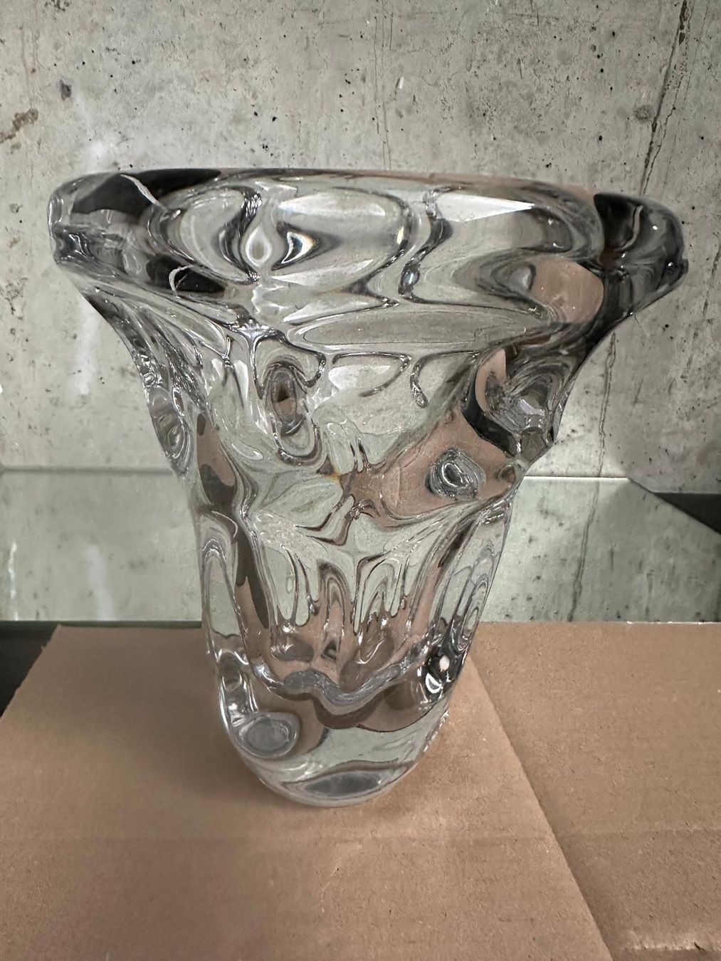 Vase & Récipients: Unique Hand Blown Vase - heavy decorative crystal vase – D'occasion à Lausanne par vas_mbk2 1