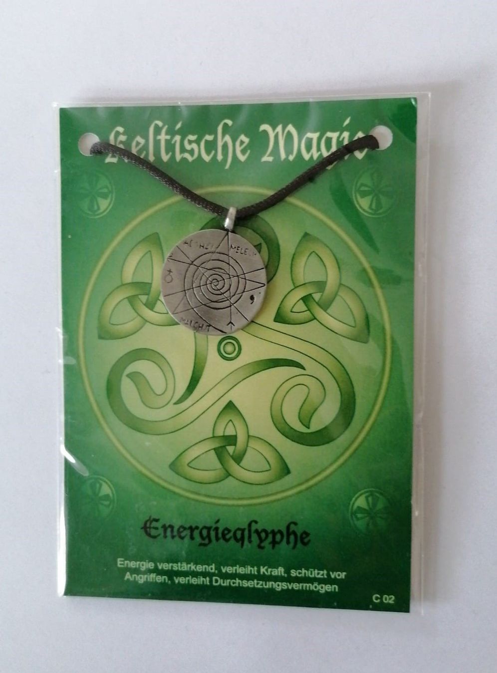 Ciondoli: Amulett für Energieqlyphe – Nuovo e nell'imballaggio originale da Grächen venduto da Hel7890