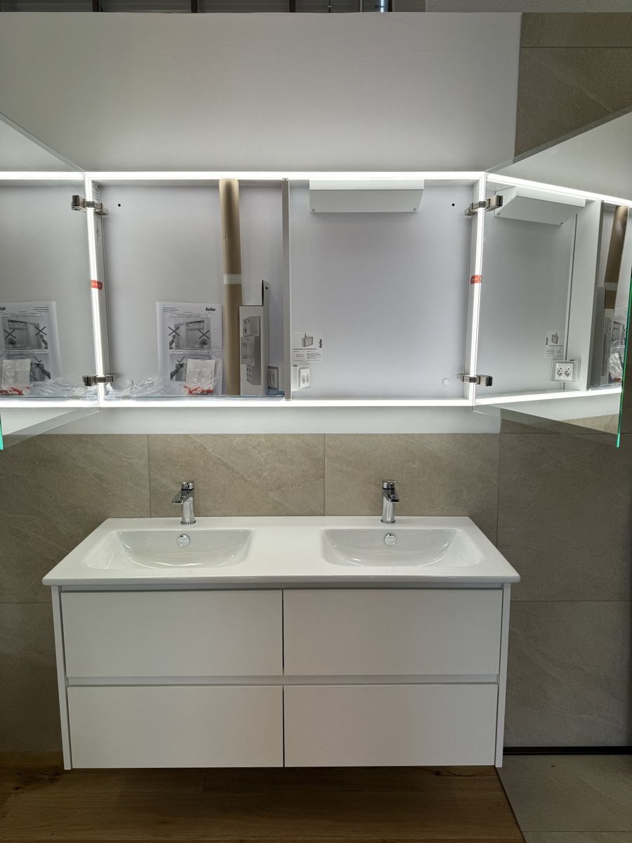 Alterna Mobili per bagno: Alterna Waschtischmöbel inkl.Illuminato Plus Spiegelschrank – Nuovo (secondo la descrizione) da Amriswil venduto da deluxe_bad 8
