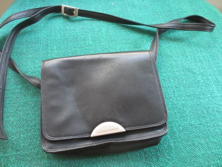 Claudio Ferrici Handtasche, schwarz