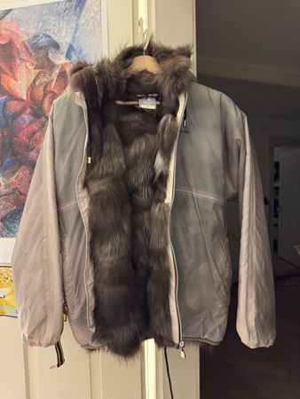 K-way + Collection Privée Jacke. Gr. IT 40, Fuchspelz