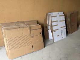 25 Umzugskartons, gebraucht, diverse Groessen
