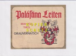 Etikette - Palästina Leiten (Grauvernatsch, Tirol)