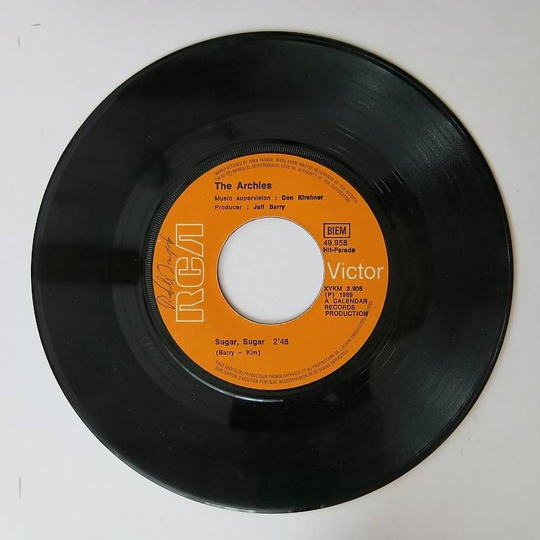 Dischi in vinile: The Archies Sugar Sugar/Melody Hill – Usato da Bözen venduto da Keramik22 2