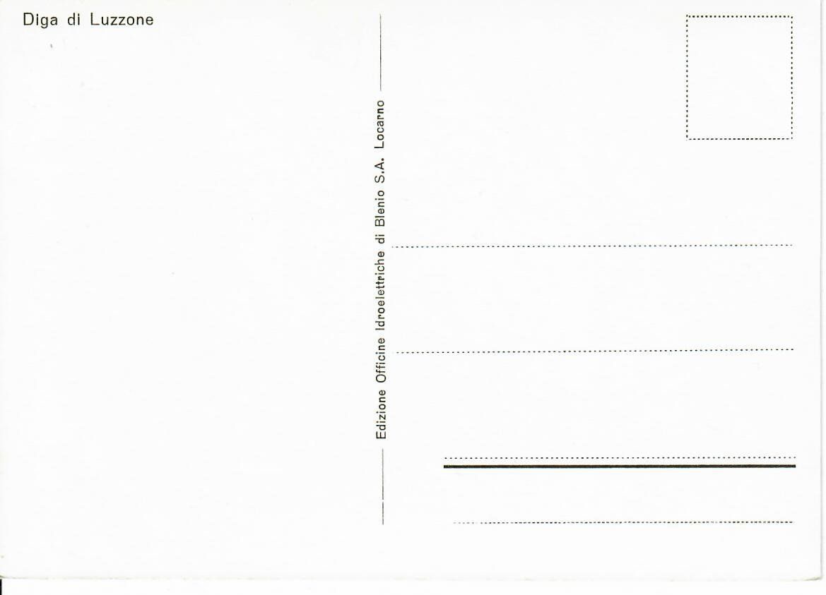 Cartoline postali: Diga di Luzzone – Usato da Hochdorf venduto da Ziegel-16 1
