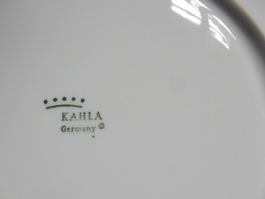 weisser Teller Essteller von Kahla, Germany