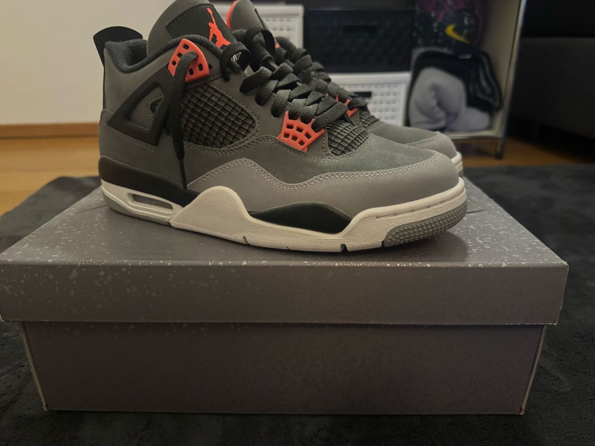 Jordan Herrenschuhe: Nike Air Jordan 4 Infared neu mit Box – Neu und originalverpackt aus Buchs ZH von Wellington2000