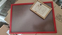 2er Set Bilderrahmen Holz/Rot, 9x13cm &36x25 Gross -Projekt?