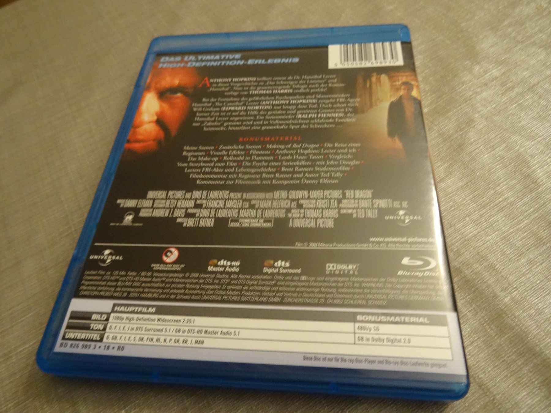 Tutti i DVDs: Roter Drache - BLU-RAY – Usato da Olten venduto da Disc-Verkauf 2