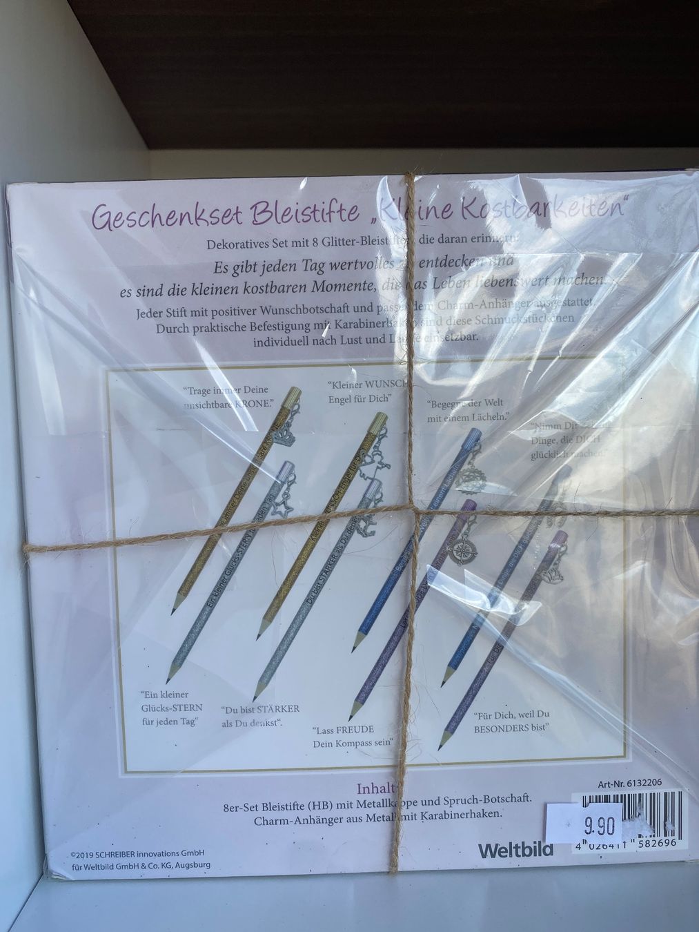 Matite, matite colorate & gessi: GESCHENKSET-GLITZER BLEISTIFTE &BOTSCHAFTEN – Nuovo e nell'imballaggio originale da Meienried venduto da ManuelaBoutique 3