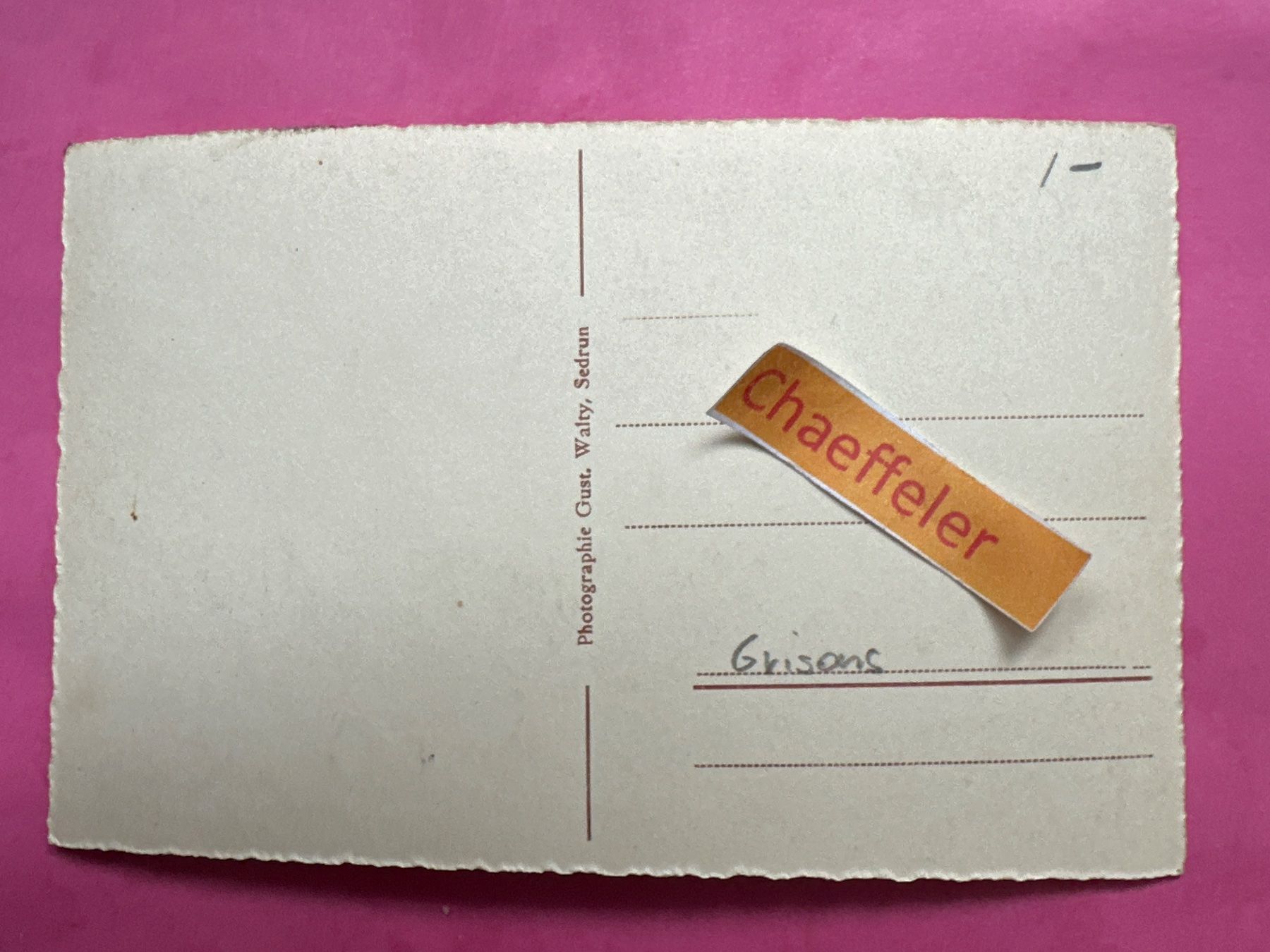 Cartoline postali: 36 Disentis, Ortskirche – Usato da Zürich venduto da Chaeffeler 1