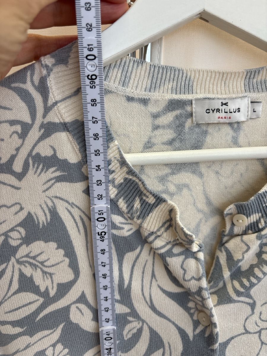 Cyrillus Vestes: Cyrillus Strickjacke Blumenmuster Grösse L Baumwolle  – D'occasion à Burgdorf par VouSchoen 2