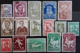 Bulgarien ex. Kat. 210-243 **/gest. 1928/31