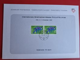 PTT - SAMMLERBLATT - SONDERMARKE PRO SPORT