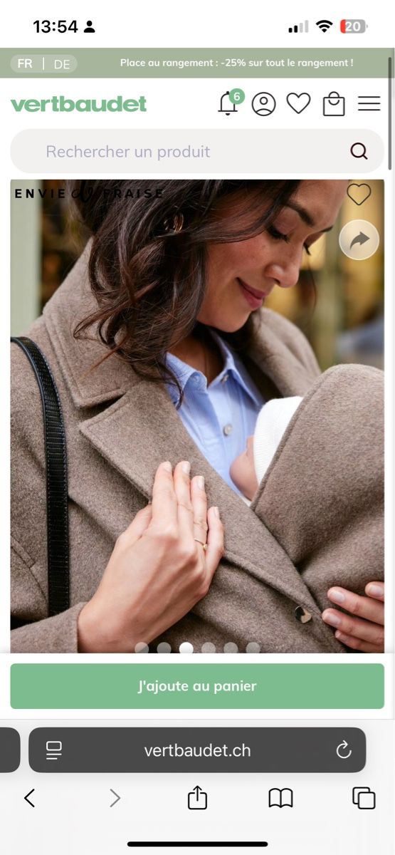 Vertbaudet Jacken: Veste grossesse et porte-bébé  – Gebraucht aus Biel/Bienne von fat_jj9q