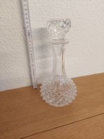 WUNDERSCHÖNE KRISTALL LIKÖR FLASCHE DECANTER MIT DECKEL NEU