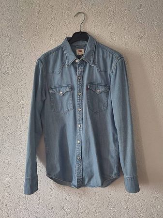 Jeans Hemd Blau Levis grösse S