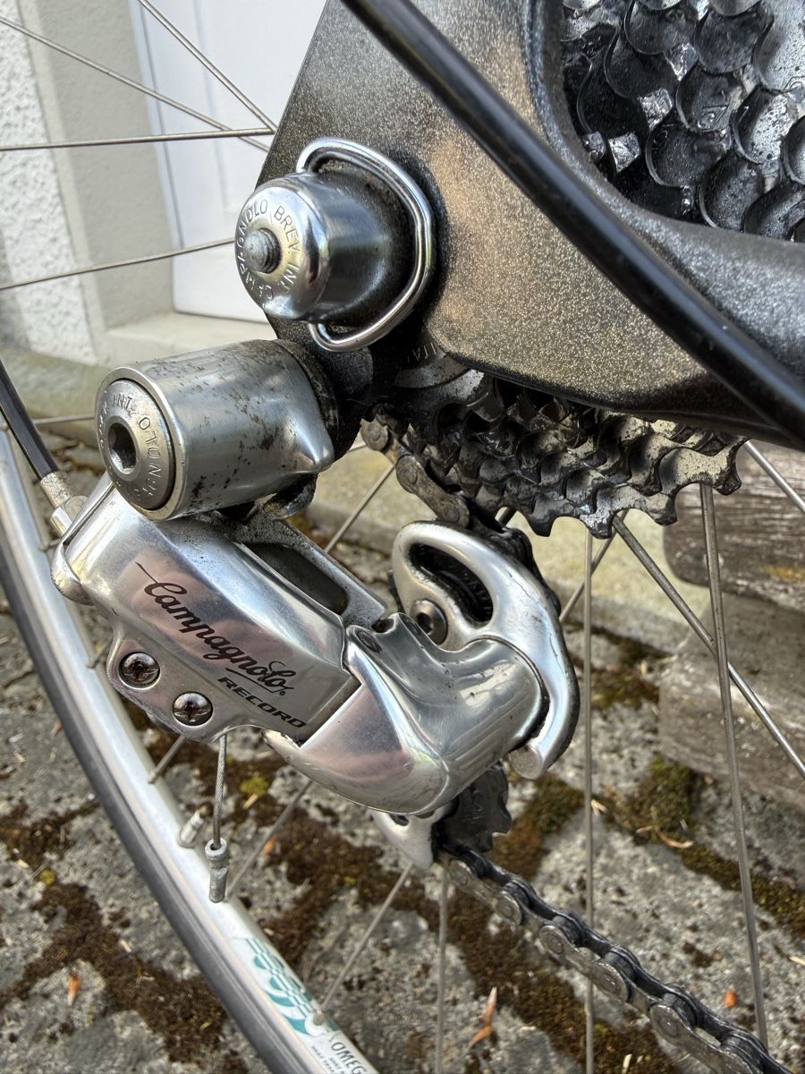 Campagnolo Velos: Rennrad Hagan Titanal Campagnolo Record – Gebraucht aus Gränichen von zuhaben... 2