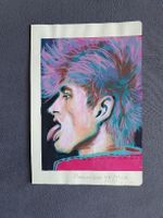 Bild Zeichnung Portrait MGK Acryl, Wasserfarbe und Tinte