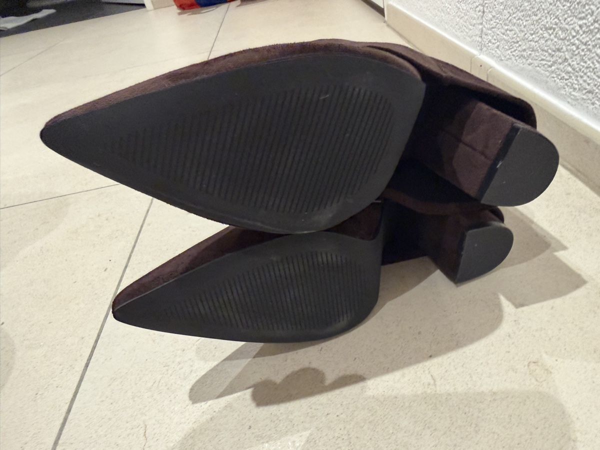 Zara Scarpe da donna: Stylish Brown Suede Winter Boots - Size 37Excellent Conditio – Nuovo e nell'imballaggio originale da Zug venduto da Astraion200 3