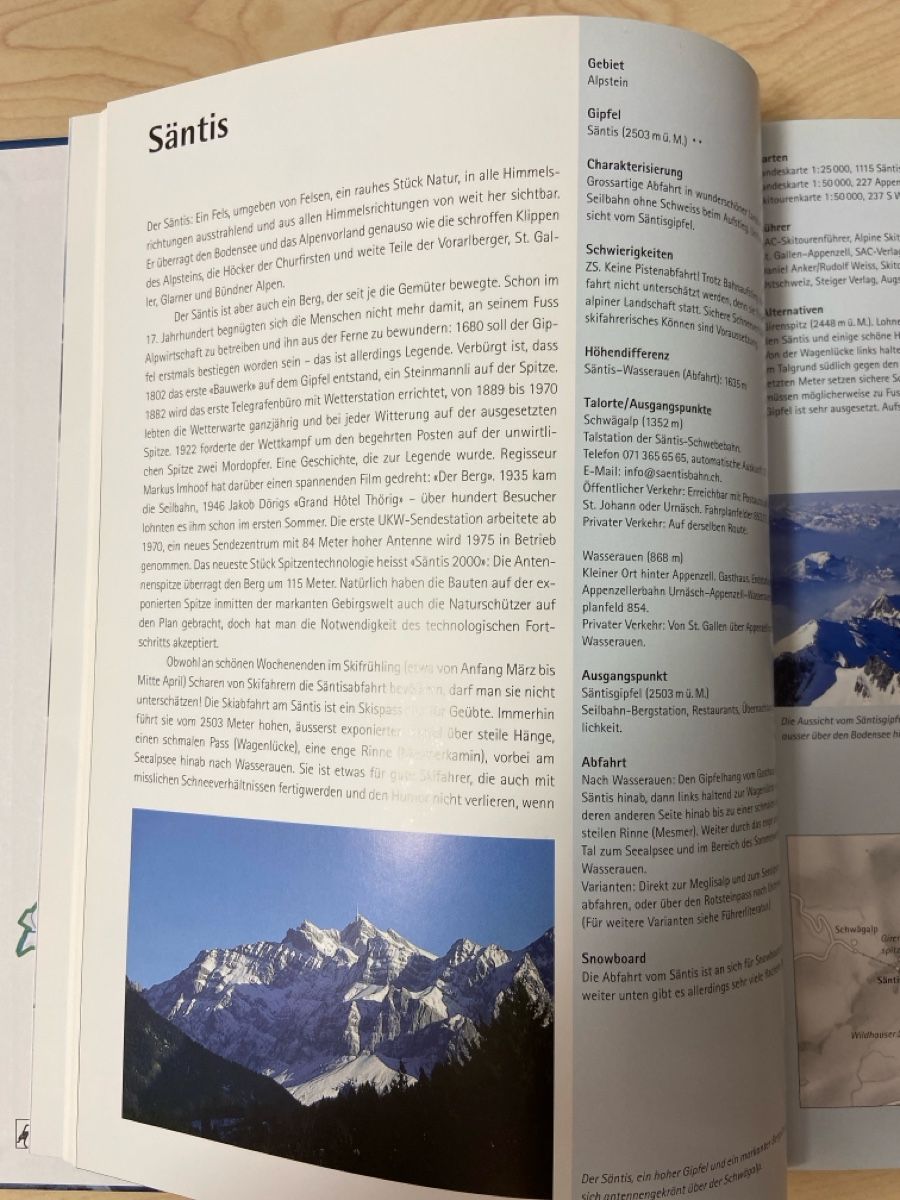 Libri: Skitouren Schweizer Alpen Ost - AT Verlag – Nuovo (secondo la descrizione) da Würenlingen venduto da GSP7521 6