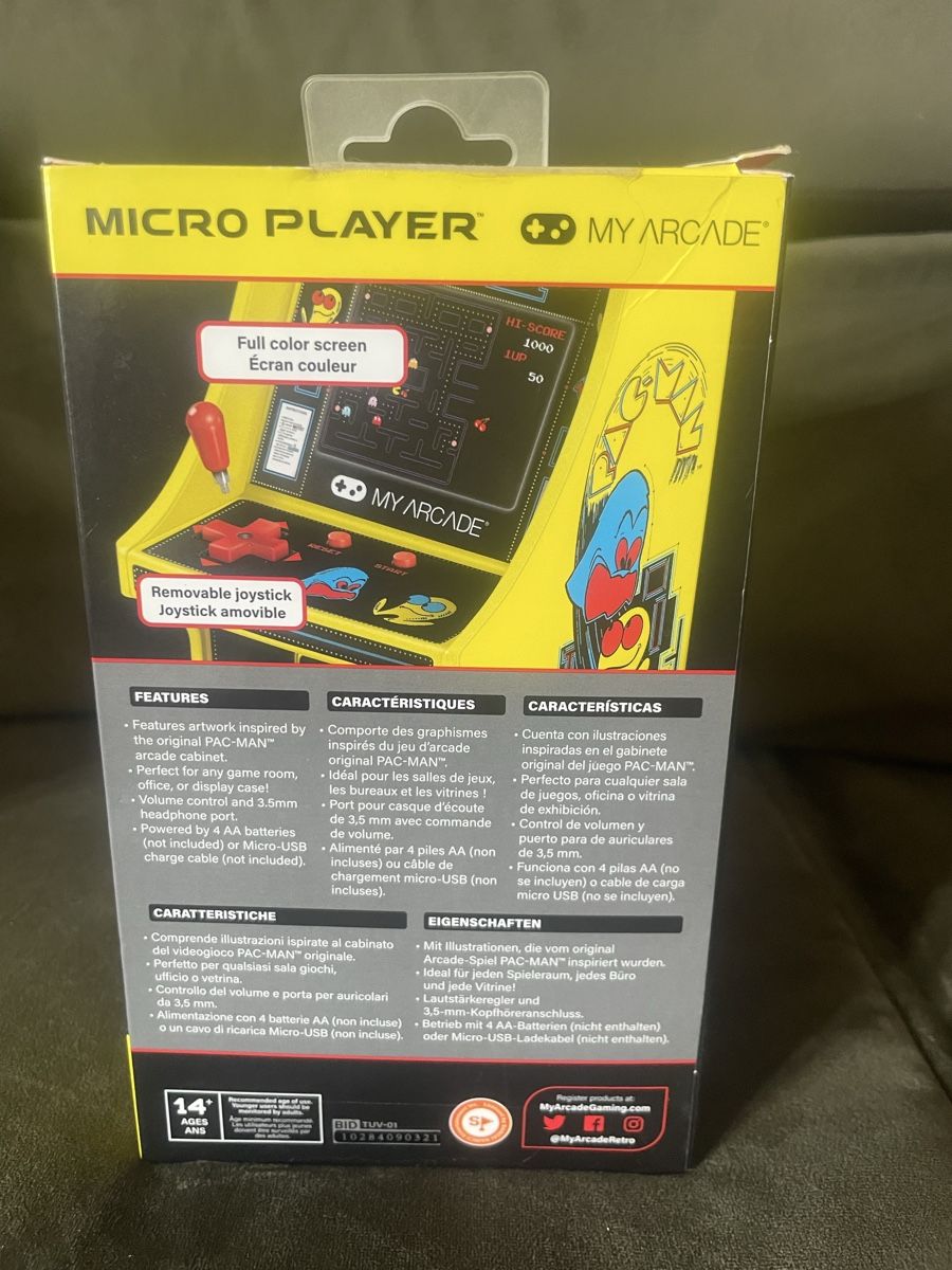 Console: Original "PAC-MAN" My Arcade Micro Player (Mini Arcade) NEU – Usato da Günsberg venduto da MorningEgg22 3
