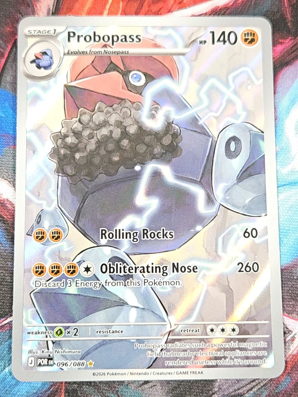 Pokémon Carte collezionabili: Pokemon Probopass 096/088 Perfect Order EN – Nuovo (secondo la descrizione) da Cousset venduto da VstarCards