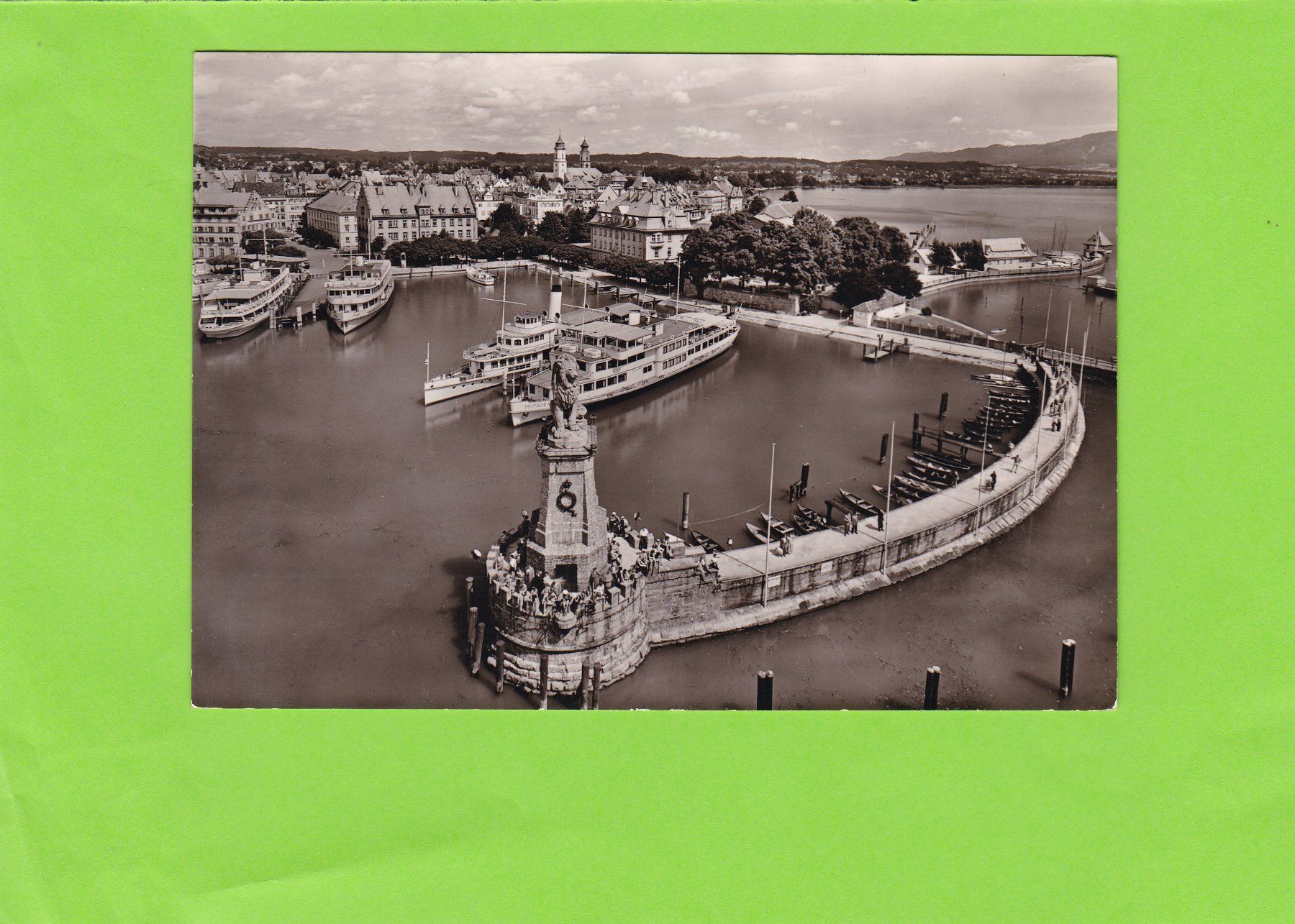 Ansichtskarten: Lindau-Hafen – Gebraucht aus St. Peterzell von neckertal