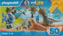PLAYMOBIL MY LIFE 71448 CUSTODE CON ANIMALI MARINI  new