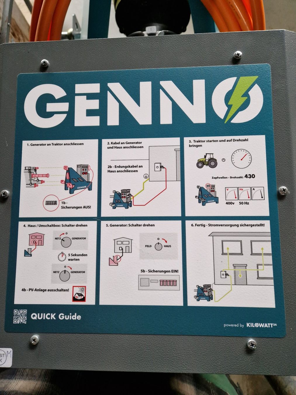 Générateurs de courant: Stromgenerator, Zapfwellengenerator, Notstromgenerator – Neuf (Voir description) à Roggwil TG par Rollingmaster 9