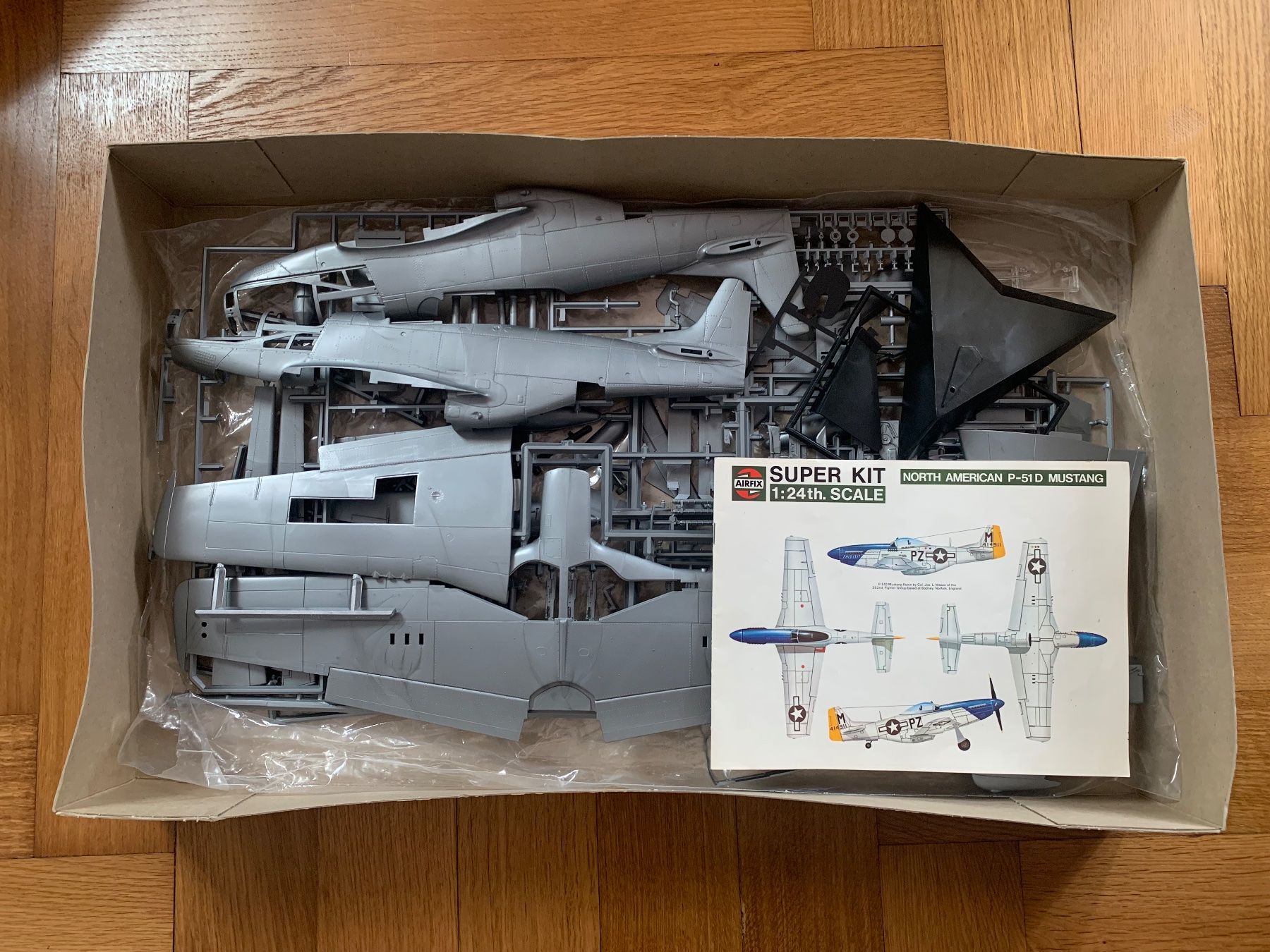 Airfix Modellbausätze & Standmodelle: AIRFIX  1/24  P-51D Mustang – Gebraucht aus Thun von Zombo66 1