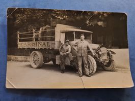 CAMION FBW BIERE CARDINAL 1919 CARTE VINTAGE COLLECTION