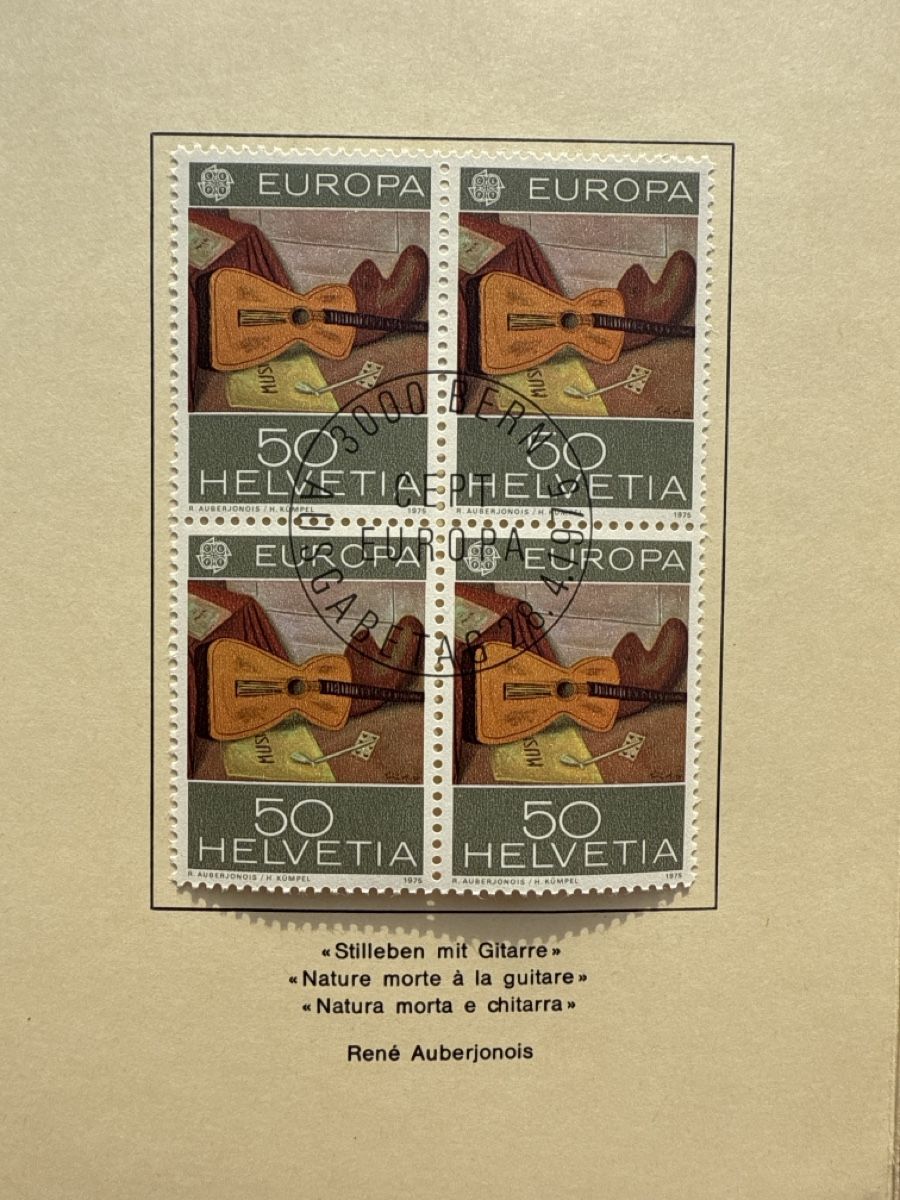 Tutti i francobolli: Seltene PTT Briefmarken 1975, Sets 3x4 – Usato da Zürich venduto da Alexander2305 3