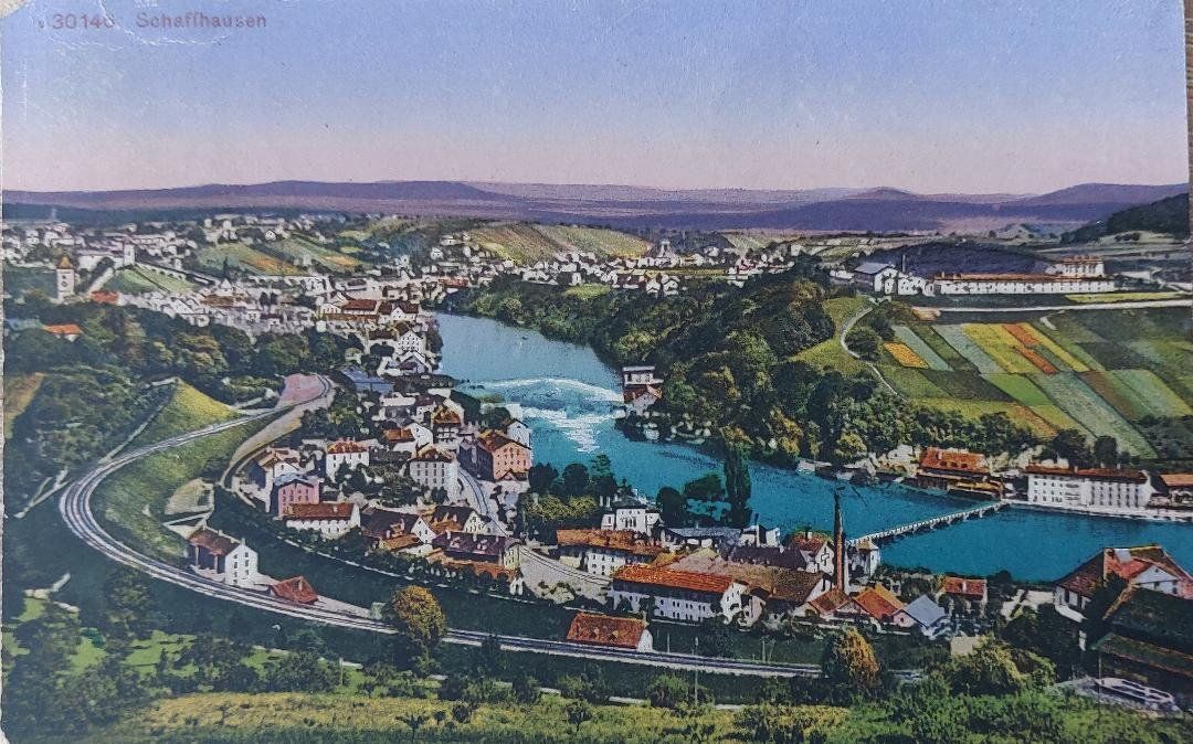 Cartoline postali: SCHAFFHAUSEN  -  1917 – Usato da Delémont venduto da Domdom1